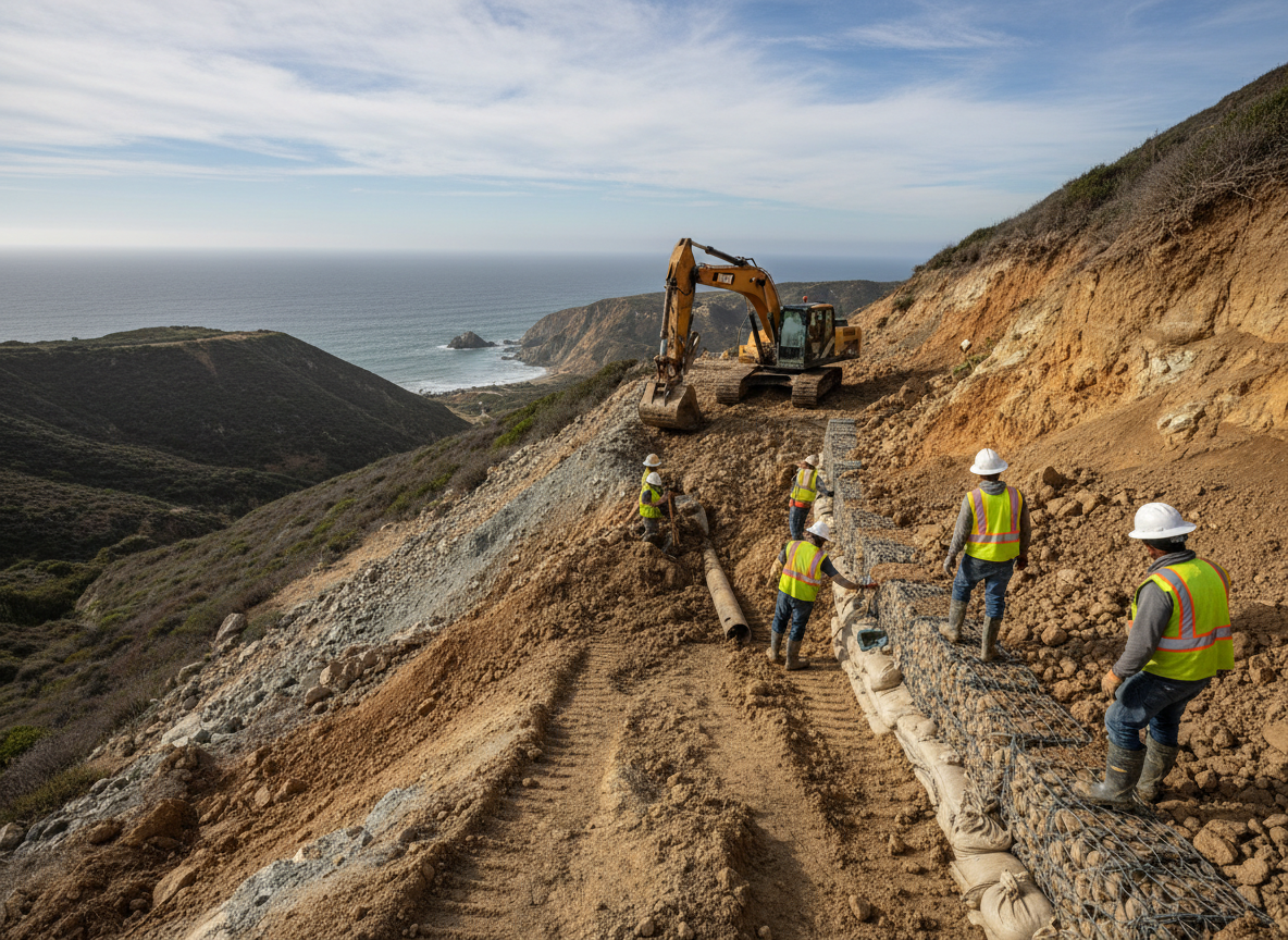 Access and Soil Challenges During Restoration Near Portuguese Bend