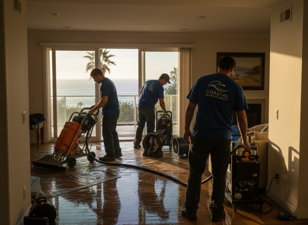 Water Damage restoration in Miraleste