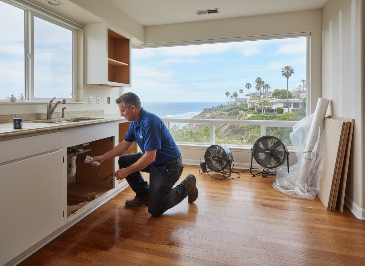 Water Damage restoration in Malaga Cove