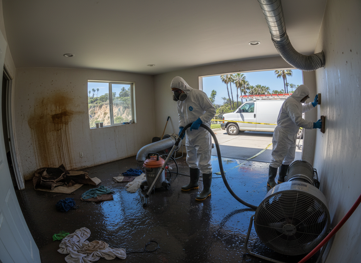 Water Damage restoration in Portuguese Bend