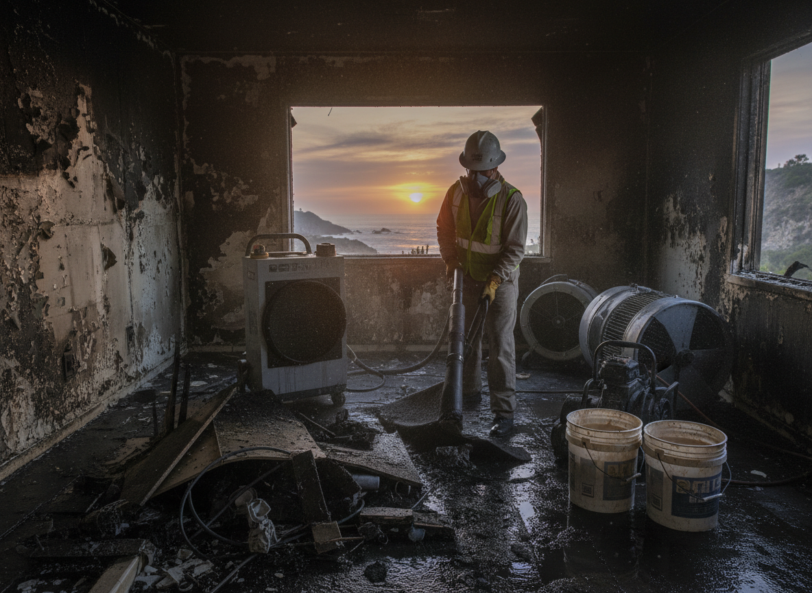 Water Damage restoration in Monterey Heights